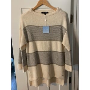St. John oversized stripped sweater